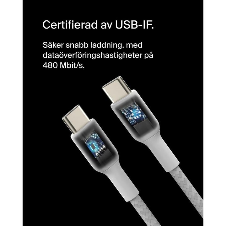 Productafbeelding Belkin USB C - USB C (2 m, USB 2.0, 60 W)