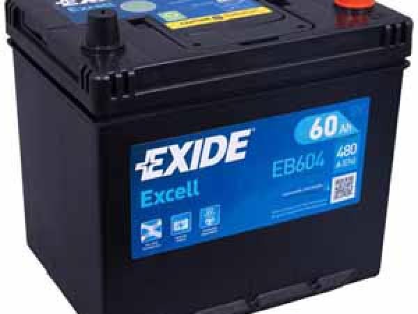 BATTERIE EXIDE EXCELL E2 12V 45AH 330A 220X135X225 +D EB450