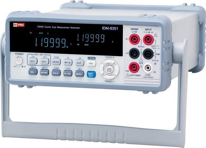 Actual product image Rs Pro 120000 count dual measurement multimeter (CAT II 600V)