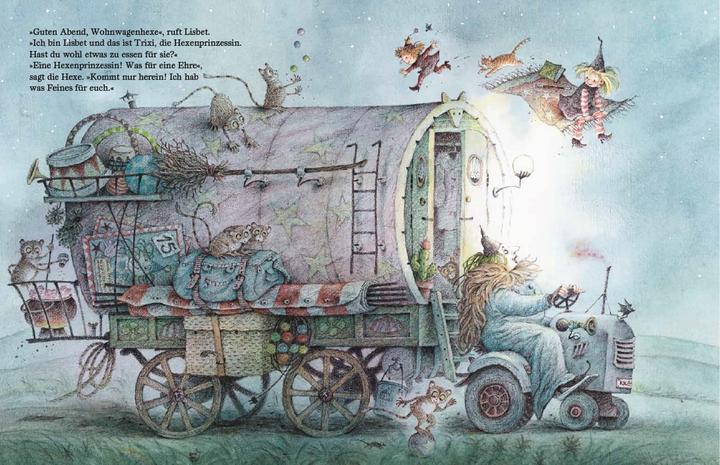Actual product image Die kleine Hexe geht auf Reisen (German, Lieve Baeten, 1999)