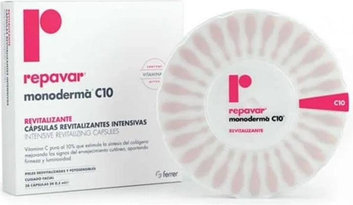 Image du produit Repavar Revitalize Monoderma Intensive Revitalising Capsules - Traitement anti-âge intensif avec 10% de