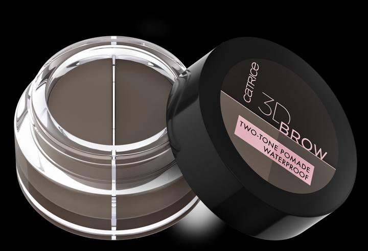 Actual product image Catrice 3D Brow Two-Tone Pomade Waterproof 020 (Medium to Dark)