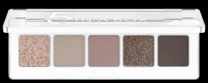 Actual product image Catrice 5 In A Box Mini Eyeshadow Palette 020 (Soft Rose Look)