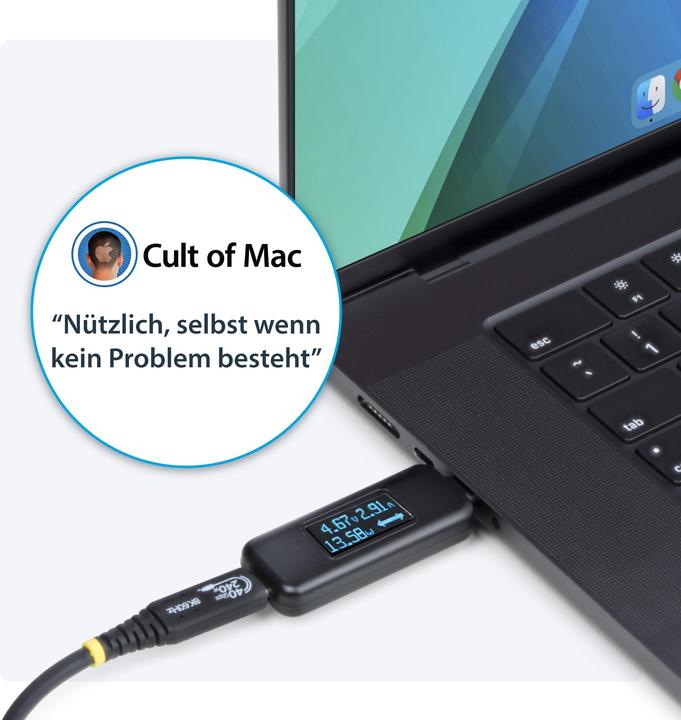 Actual product image StarTech USB-C Power Tester