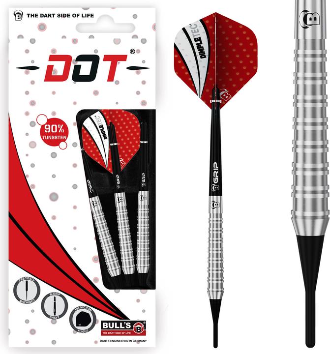 Bull's Dot D3 90% tungsteno dardo morbido (18 g)