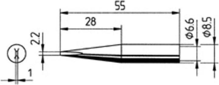 Actual product image Soldering tip (Soldering tip)