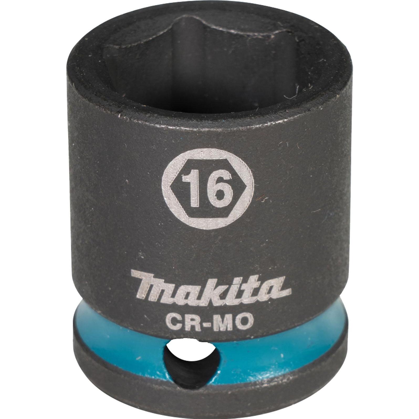 Makita, Chiave a bussola + esagonale, Chiave a bussola SW16 Impact Nero