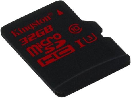 Kingston microSDHC-kaart 32GB UHS-I U3 (32 GB, microSDHC, U3, UHS-I)