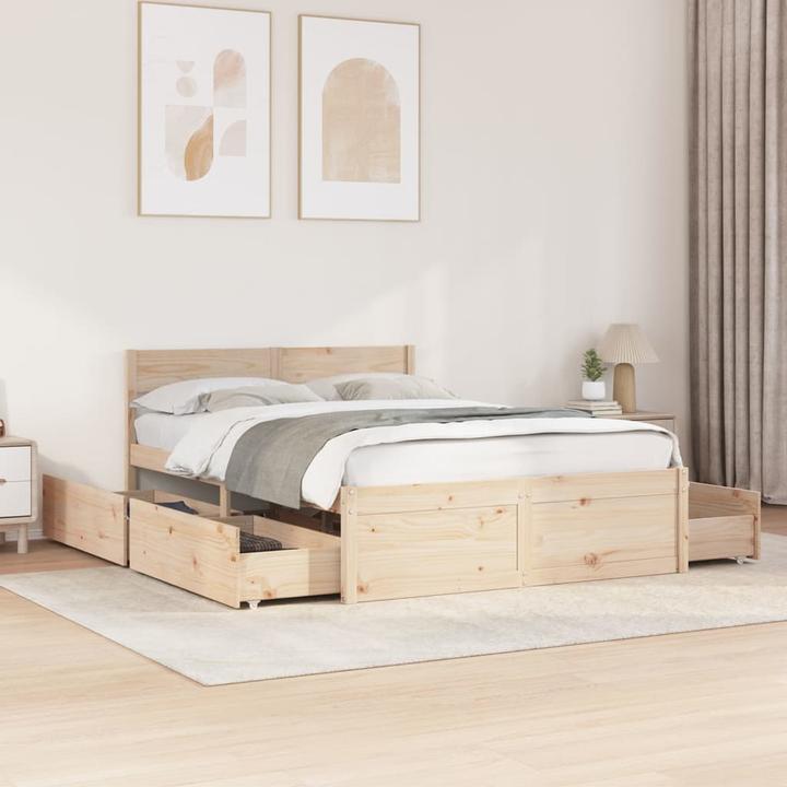 Image du produit vidaXL Bettgestell (140 x 190 cm)