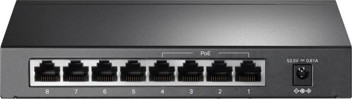Produktbild TP-Link Switch 8x GE TL-SF1008LP davon 4PoE+ (8 Ports)