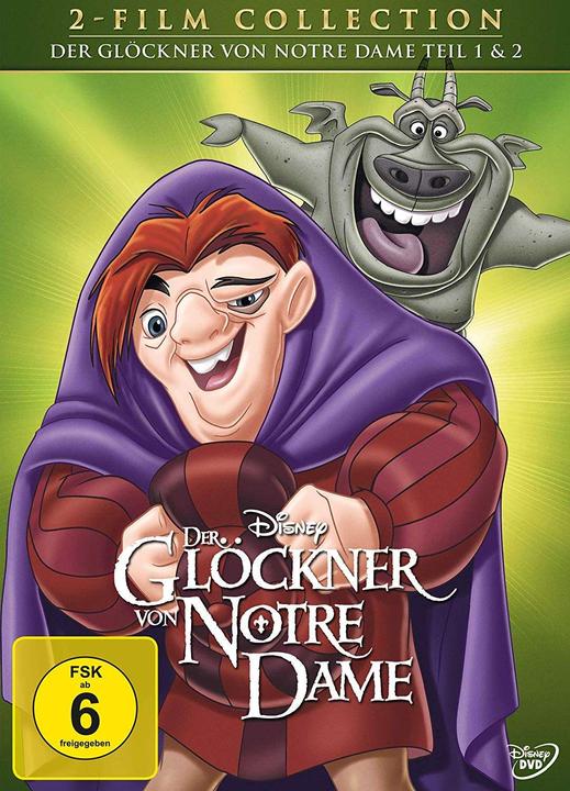 Actual product image Disney Interactive Studios The Hunchback of Notre Dame & The Hunchback of Notre Dame 2 (DVD, 2018, German)