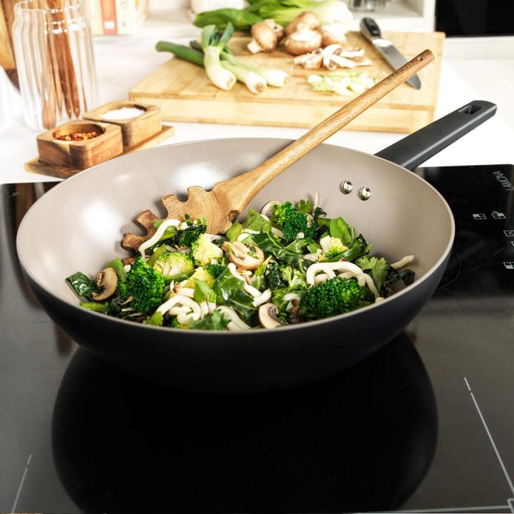Actual product image Salter BW12882EU7 Ceramic 28cm Stir Fry Pan (28 cm, Wok, Aluminium)
