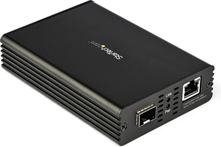 Image du produit StarTech Convertisseur de média à fibre optique pour réseau 1/2,5/5/10 Gbit/s NBASE-T SFP vers RJ45