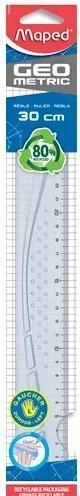 Image du produit Maped Règle plate Geometric, 300 mm, pour gauchers (30 cm, Matières plastiques)