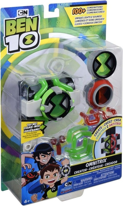Actual product image Maki Ben 10 Deluxe Omnitrix Creator Set