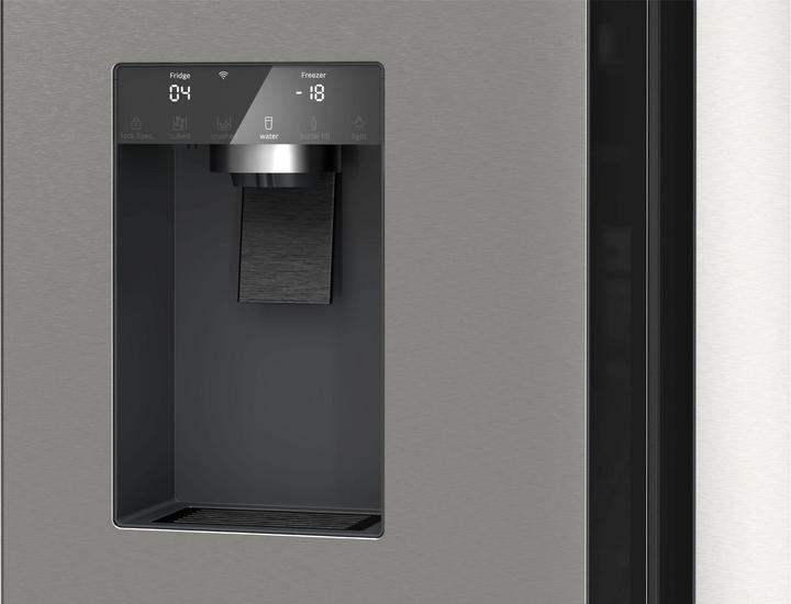 Produktbild Bosch Hausgeräte Serie 6, Kühl-Gefrier-Kombination, mehrtürig, 183 x 90.5 cm, Gebürsteter Stahl mit Anti Fingerprint (574 l)
