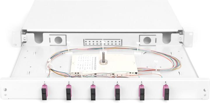 Actual product image Digitus FO splice box, assembled, SC, OM4