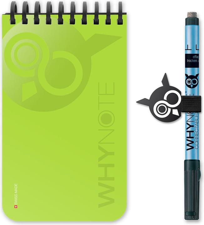 Immagine prodotto Whynote Blocco note effaçable vert de poche - (9 x 15 cm)