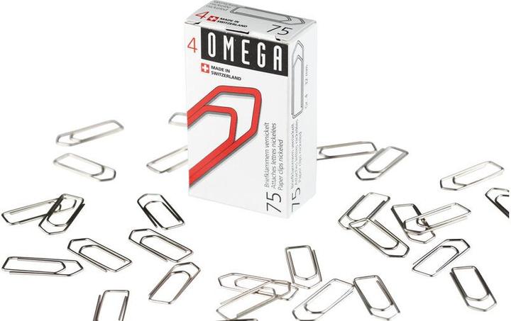 Actual product image Omega Paper clips (75 x)