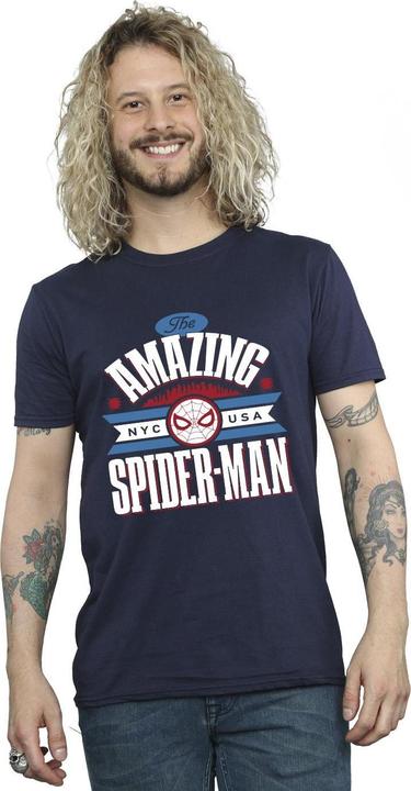 Image du produit - T-shirt SPIDER-MAN NYC AMAZING - Homme (M)