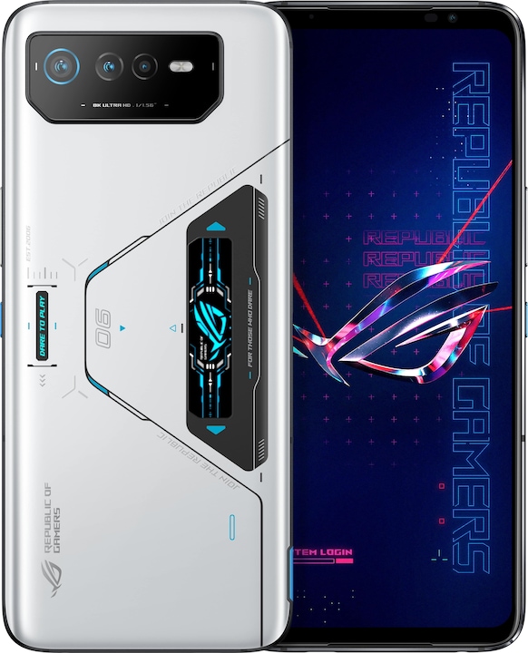 Image du produit ASUS ROG Phone 6 Pro (512 Go, Storm White, 6.78", Double SIM, 50 Mpx, 5G)