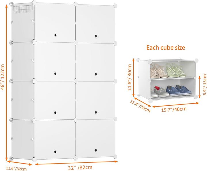 Produktbild Homidec 7-stufiger Schuhschrank