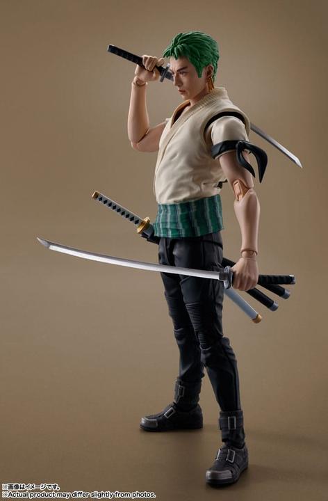 Image du produit Tamashii Nation One Piece S.H. Figuarts Actionfigur Roronoa Zoro (Netflix) 14 cm