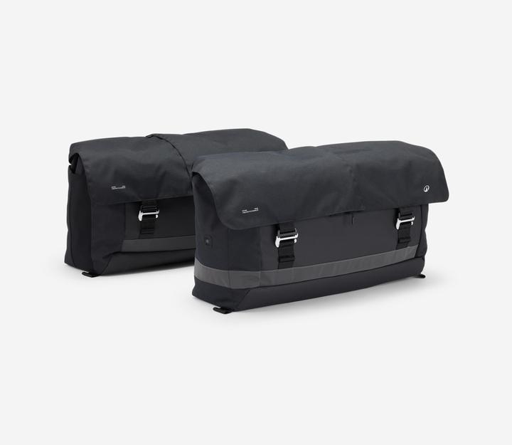 Btwin Velotasche Longtail wasserabweisend Polyester 2x 50 L (Gepäckträgertasche)