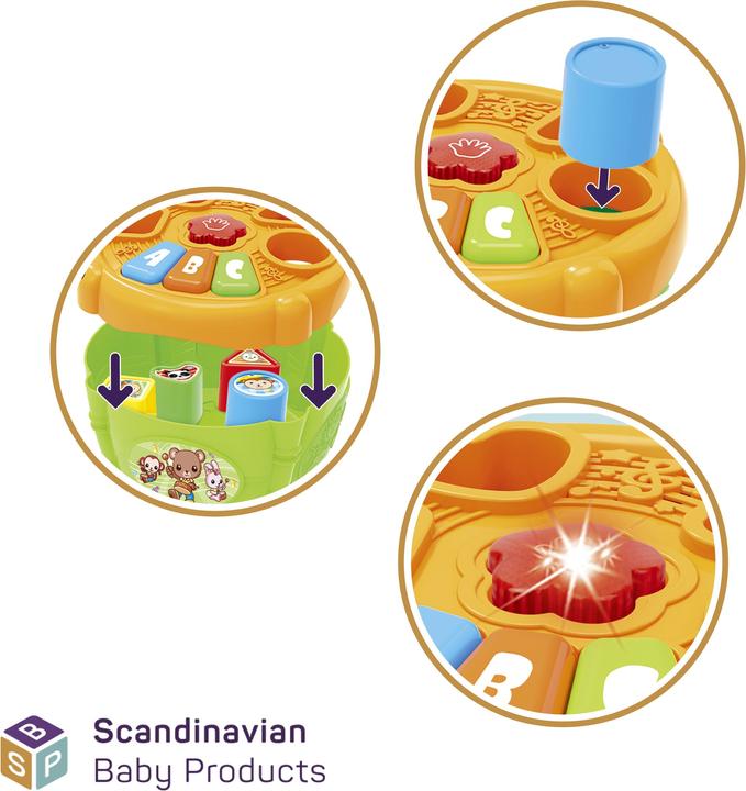Actual product image Scandinavian Baby Products Music sorting box