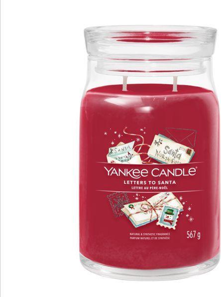 Actual product image Yankee Candle Signature Letters To Santa Świeca Duża 567g (567 g)