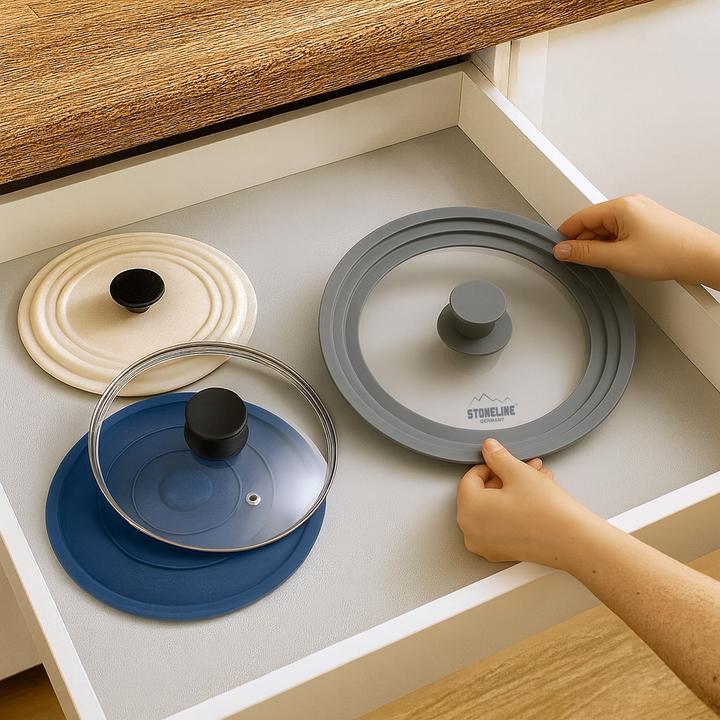 Produktbild Stoneline 14330 Universal glass lid for 24/26/28 cm (28 cm, Glas, Kunststoff)