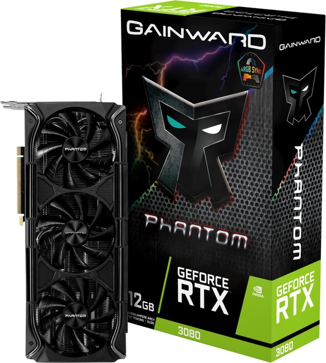 Produktbild Gainward Grafikkarte GeForce RTX 3080 Phantom 12 GB (12 GB)