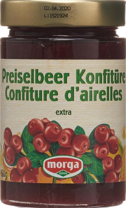 Actual product image Morga Jam cranberries (350 g)