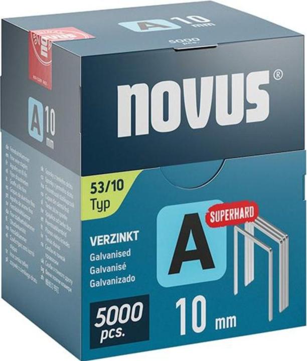 Produktbild Novus Feindrahtklammern A 53 10mm 5000 Stk.
