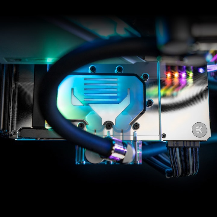 Actual product image EKWB EK Quantum Vector RE RTX 3080/3090 Active Backplate D-RGB - Acrylic