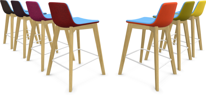 Actual product image Narbutas Twist & Sit Bar Stool