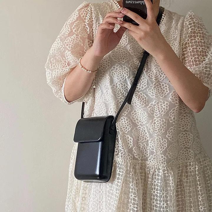 Image du produit Only-Bags.Store Rabat Crossbody Sacs Mini PU Sacs à bandoulière en cuir et sacs à main Téléphone simple fixe