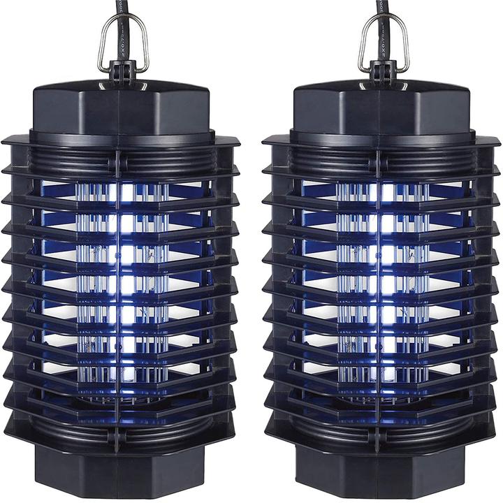 Actual product image Isotronic 2er-Set, Insektenlampe, elektrische Fliegenfalle, 230 V/500 V, 50 m²