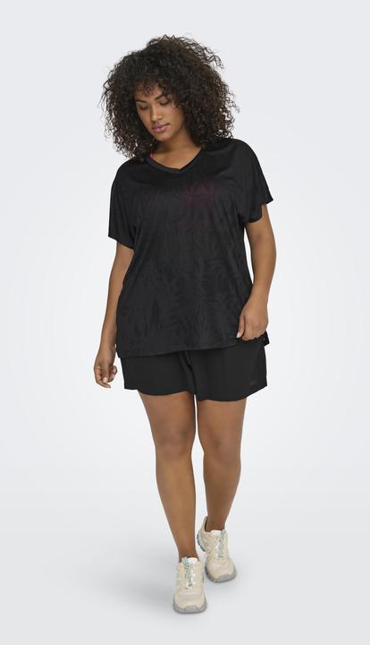 Produktbild Only Play Locker geschnitten V-Ausschnitt Curve Fledermaus-Ärmel T-Shirt Top (40)