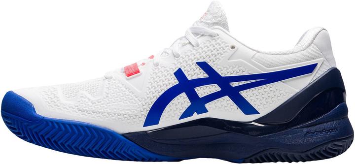 ASICS Performance Gel-Resolution 8 Clay Lady White/Lapis Lazuli Blue (39)