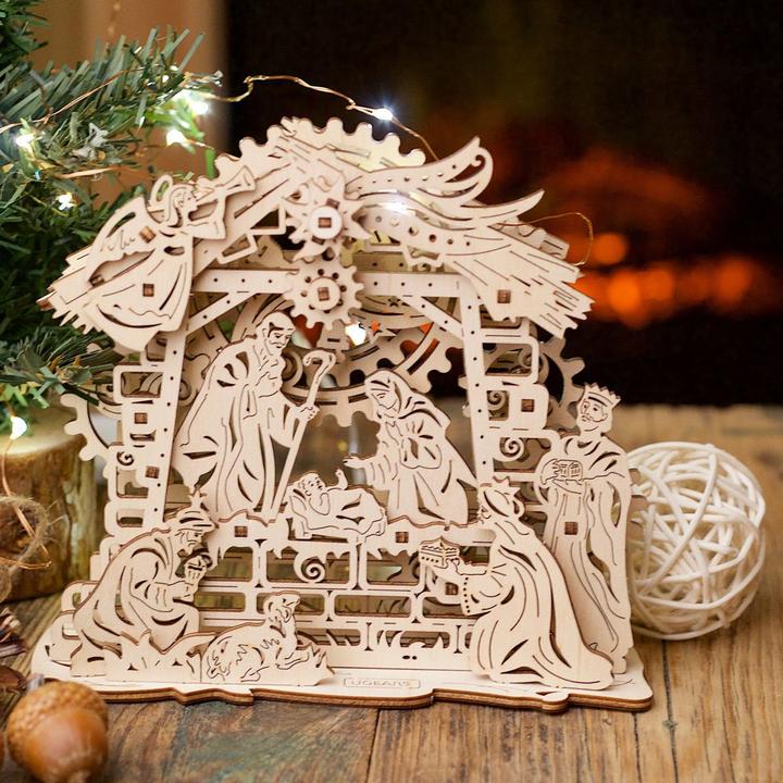 Produktbild Ugears Weihnachtskrippe