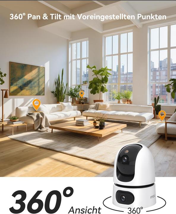 Actual product image Imou UHD PTZ Überwachungskamera mit Nachtsicht