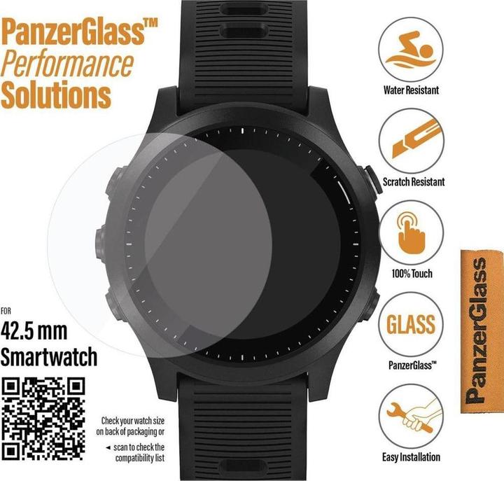Actual product image PanzerGlass Screen protector 42.5 mm Smartwatches (Vantage M, Suunto 9, Suunto 9 BARO)