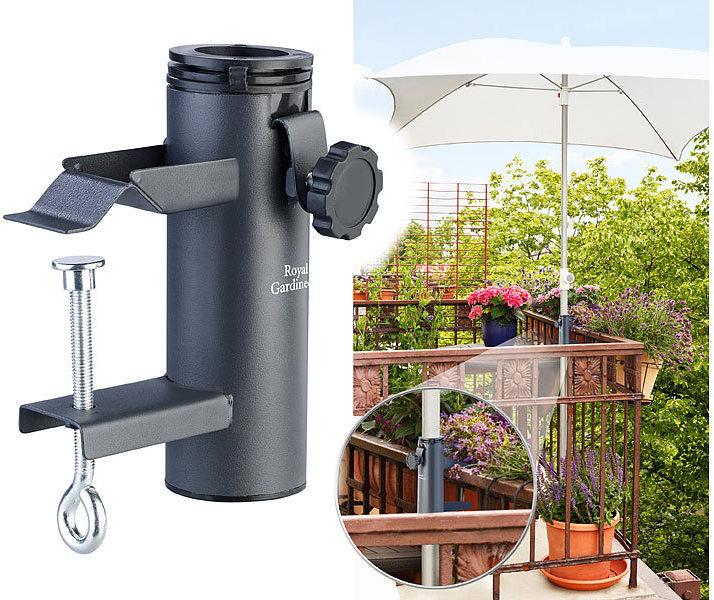 Immagine prodotto Royal Gardineer Set di 2 ombrellone universale, supporto per ombrellone, supporto per ombrellone