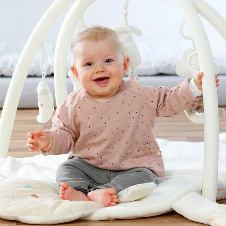 Actual product image Fehn Play bows & play blankets 3D activity blanket sheep - Baby Love + FREE onesie
