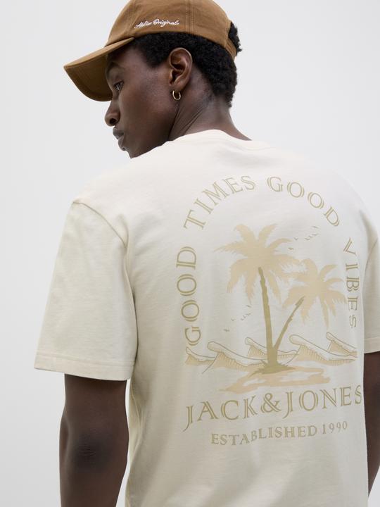 Actual product image Jack & Jones Jjsummer Vibes Tee Ss Crew Neck Ln (L)