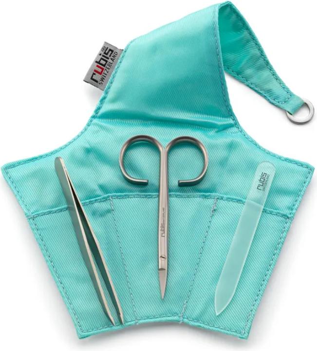 Produktbild Rubis Maniküreset Minuit 3-teilig, tiffany blau