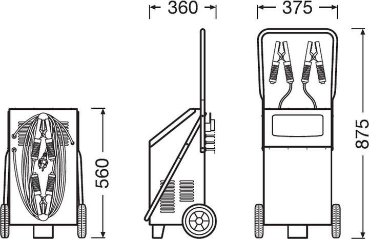 Actual product image Osram Battery charger 60A (24V, 12V, 60 A)