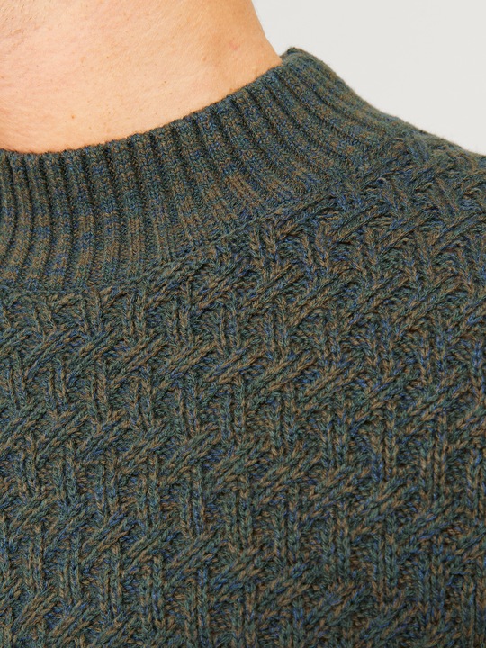 Actual product image Jack & Jones Plain knitted jumper with round neck Knitted jumper with round neck (XS)