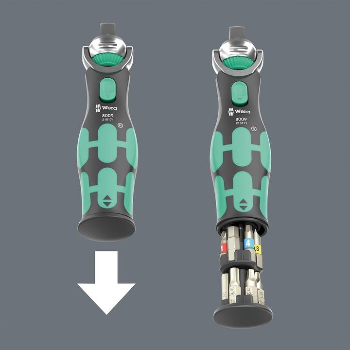 Produktbild Wera 8009 Zyklop Pocket Set 4 (1/2", 1/4", 10  mm, 12 mm, 14 mm, 16 mm, 3/8", 5/16", 7/16", 9/16")